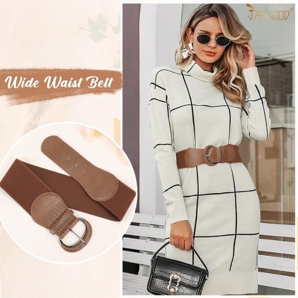 Urban Outfitters Stretchy Fall Leaf Design Elastic belt. - Picture 9 of 10